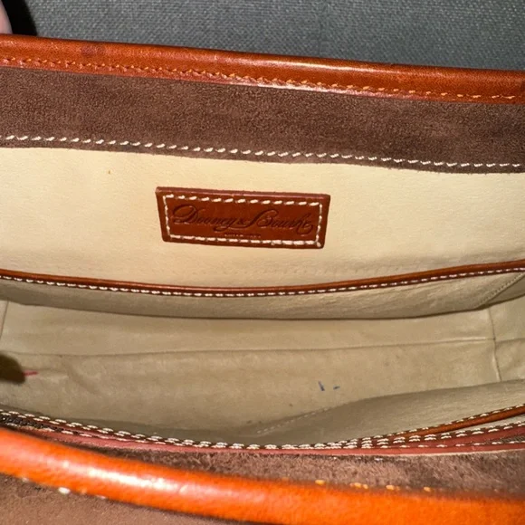 Florentine Toscana leather crossbody saddle bag - Picture 6 of 12